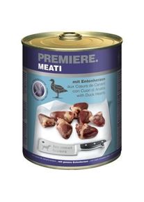 Premiere Meati nourriture humide pour chien, Adulte, C&oelig;ur de canard 6x800 g