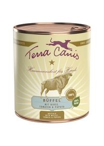 Terra Canis Classic Adult 6 x 800 g Buffle, millet, tomates et papaye