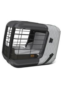 4pets Caisse de transport Caree anthracite/gris