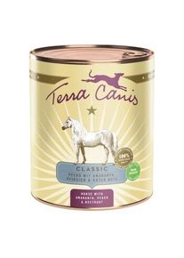 Terra Canis Nourriture humide pour chien Classic adulte Cheval 6x800 g
