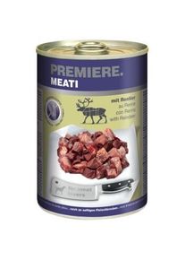 Premiere Meati nourriture humide pour chien, adulte Renne 6x400 g