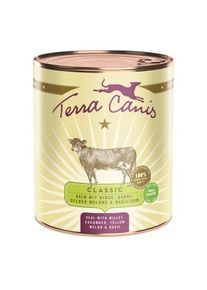 Terra Canis Nourriture humide pour chien Classic adulte Veau 6x800 g