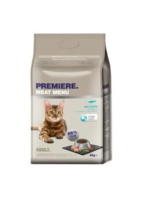Premiere Meat Menu Croquettes pour chat adulte Saumon 4 kg