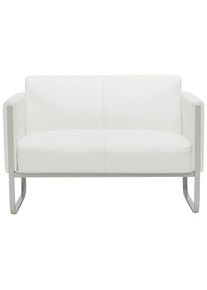 Mid.you , Wei&szlig; , Textil , 111x78x71 cm , R&uuml;cken echt , Wohnzimmer, Sofas & Couches, Sofas, 2er Sofas