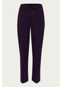 Stoffhose Kaffe "Strickhose KAjenny", Damen, Gr. S, N-Gr, blau (dawn lila), Obermaterial: 76% Polyester Pol. recyc.. 20% Viskose CV. 4% Elasthan EL., Hosen Stoffhose