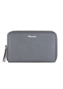Geldb&ouml;rse Tamaris "Geldb&ouml;rse TAS Amanda", Herren, silber (schwarzsilber 833), Obermaterial: 100% Rindsleder Leather cow., Kleinlederwaren Geldb&ouml;rse
