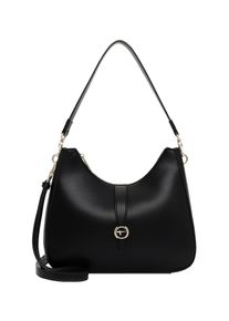 Beuteltasche Tamaris "Beutel TAS Giorgia", Damen, Gr. B/H/T: 31cm x 26cm x 10cm 0, schwarz (schwarz 100), Polyurethan, Taschen Beuteltasche