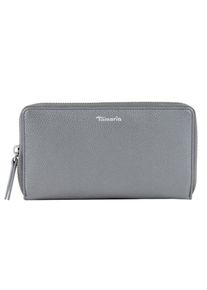 Geldb&ouml;rse Tamaris "Geldb&ouml;rse TAS Amanda", Damen, silber (schwarzsilber 833), Obermaterial: 100% Rindsleder Leather cow., Kleinlederwaren Geldb&ouml;rse