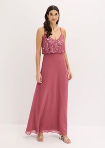Abendkleid mit Paillettenstickerei, pink, Gr&ouml;&szlig;e 46, bonprix