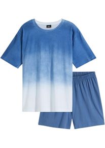 Shorty aus reiner Baumwolle, blau, Gr&ouml;&szlig;e 44/46 (S), 100% Baumwolle, bonprix