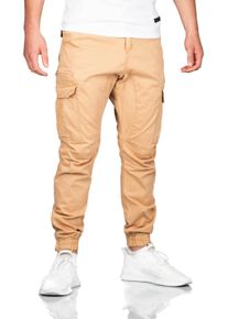 Cargohose Alessandro Salvarini "Alessandro Salvarini Herren Cargo Hose AS272", Herren, Gr. 36, L&auml;nge 32, beige, Obermaterial: 98% Baumwolle CO. 2% Elasthan EL., Hosen Cargohose