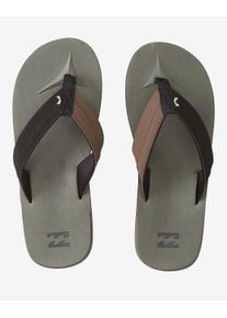 Sandale Billabong "All Day Impact", Herren, Gr. 8(41), gr&uuml;n (olive), Obermaterial:55% EVA 20% PU 20% TPR 5% TEX;, Schuhe Sandale
