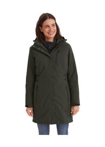 Parka KILLTEC "KOW 165 WMN PRK", Damen, Gr. 54, gr&uuml;n (olivgr&uuml;n), Obermaterial: 100% Polyester.Futter: 100% Polyester.F&uuml;llung: 100% Polyester, Jacken Parka, Wasser- und winddichter Parka mit Teddyfleece und abnehmbarer Kapuze