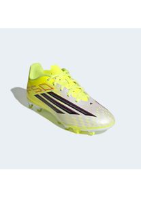 Fu&szlig;ballschuh adidas Performance "F50 CLUB FIRM GROUND / MULTI GROUND KIDS", Kinder, Gr. 31, team solar gelb 2, core schwarz, lucid rot, Synthetik, Textil, Schuhe Fu&szlig;ballschuh, f&uuml;r viele verschiedene B&ouml;den geeignet, f&uuml;r Kinder & Jugendliche
