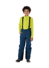 Skihose KILLTEC "KSW 79 BYS SKI PNTS", Herren, Gr. 116, Normalgr&ouml;&szlig;en, blau (ocean), Obermaterial: 100% Polyester.Futter: 100% Polyester.F&uuml;llung: 100% Polyester, Hosen Skihose, Wasserdichte, atmungsaktive Skihose mit abnehmbarem Latz und Stauraum