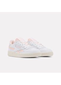 Sneaker Reebok CLASSIC "CLUB C REVENGE", Damen, Gr. 41, atmungsaktiv, rosa (ftwrwei&szlig;, chalk, purepink), Leder, Textil, Schuhe Sneaker
