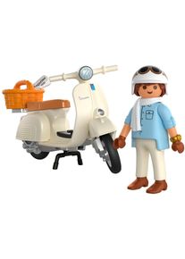 Konstruktions-Spielset Playmobil "80 Jahre Vespa: Classic Style (72283), Vespa", creme, Spielbausteine, Kinder, Kunststoff, Konstruktions-Spielset, Made in Europe