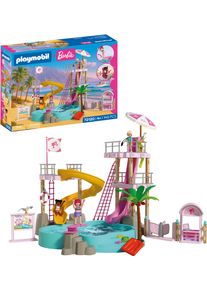 Konstruktions-Spielset Playmobil "Playmobil x Barbie&trade; Wasserpark (72120), Barbie&trade;", bunt, Spielbausteine, Kinder, Kunststoff, Konstruktions-Spielset, Made in Europe