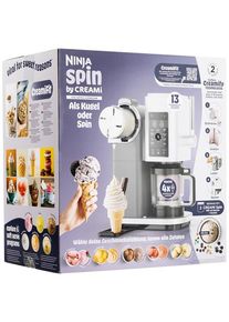 Ninja Eismaschine NC701BU Creami Spin Ice Cream Maker - Silver