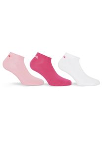 Socken Fila "UNISEX INVISIBLE PLAIN SOCKS", Damen, Gr. 35-38, rosa (pink panther), Baumwolle, Elasthan, Polyester, elastisch, Socken Socken, mit eingestricktem Logo an der Ferse