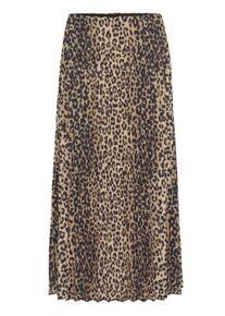 Midirock Culture "Rock CUelda", Damen, Gr. S, beige (leopard), Obermaterial: 100% Polyester PES., R&ouml;cke Midirock