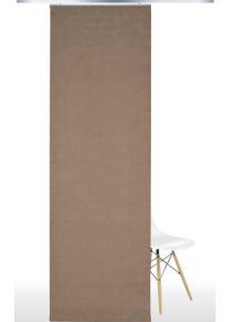 Schiebegardine Liedeco Gr. 1, braun (hellbraun), B:60cm H:245cm, Polyester, Gardinen, Schiebegardine, HxB: 245x60, ohne Paneelwagen
