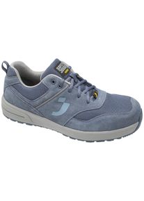 Sicherheitsschuh SAFETY JOGGER WORKS "Topskate" Gr. 43, blau, 43, Obermaterial: 50% Rindsleder Leather cow. 50% Lammleder LEL., Schuhe, Sicherheitsschuh