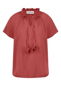 Klassische Bluse Cartoon "Casual-Bluse mit Raffung", Damen, Gr. 34, rust braun, Obermaterial: 83% Modal CMD. 17% Polyester PES., Blusen Klassische Bluse