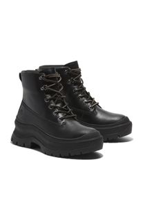 Schn&uuml;rstiefelette Timberland "ROXIE LANE MID LACE UP BOOT", Damen, Gr. 41, schwarz (schwarz full grain), Leder, Schuhe Schn&uuml;rstiefelette, Winterschuhe, Winterstiefel, Schn&uuml;rboots, Winterboots