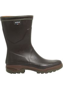 Stiefel Aigle "Parcours 2", Damen, Gr. 47, braun, Obermaterial: 100% Naturkautschuk NaRubber., Schuhe Stiefel