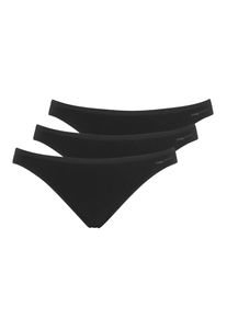 Minislip Mey "Superfine Organic", Damen, Gr. 46, schwarz, Single Jersey, Obermaterial: 92% Baumwolle, 8% Elasthan, unifarben, normal, Unterhosen Minislip, mit weichen Beinabschl&uuml;ssen, Topseller