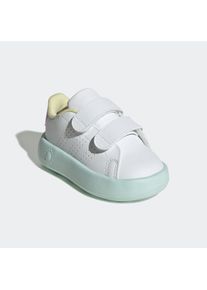 Klettschuh adidas Sportswear "ADVANTAGE KIDS", M&auml;dchen, Gr. 27, cloud wei&szlig;, bliss lila, halo mint, Synthetik, Schuhe Klettschuh, Design auf den Spuren des adidas Stan Smith, f&uuml;r Kinder
