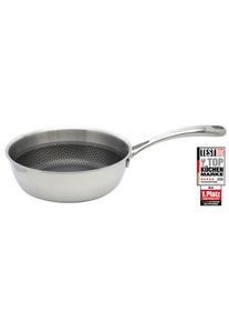 Sauteuse ELO PREMIUM "Relief Evolution Sauteuse", edelstahl, B:21,5cm H:8,5cm L:40,5cm &Oslash;:20cm, T&ouml;pfe, Sauteuse, durchgehender Aluminium-Kern, au&szlig;en magnetischer Edelstahl