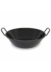 Tigaie adanca din Otel Emailat pentru Gatit, 30 cm, 4.25 L &ndash; Ideală pentru Preparatele Tradiționale și Paella