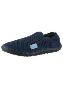 Barfu&szlig;schuh Leguano "LEGUANITO SCIO", M&auml;dchen, Gr. 33, blau (dunkelblau), Textil, Schuhe Barfu&szlig;schuh, Sneaker, Slipper, Schlupfschuh, Komfortschuh im Knitwear Look