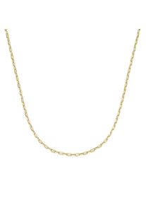 Goldkette Luigi Merano "Kette Stegankerkette, diamantiert, Gold 585" Gr. 45, gold, Halsketten, Herren, 45, Gelbgold 585, Goldkette