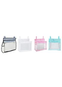 Mesh Bath Toy Organizer Multifunction Hanging Bottom Zipper Bathroom Shower Caddy Bath Toy Storage for Toddlers Bathroom Kids