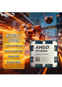 AMD Ryzen 7 9700X AMD R7 9700X CPU 8-Core 16-Thread 5.5GHz Unlocked Desktop Processor Socket AM5 Gaming CPU Loose Pieces