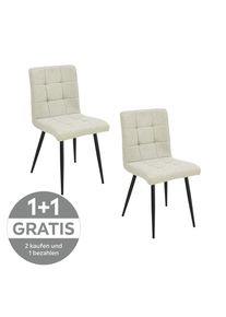 Ondega , Taupe , Holz, Metall, Textil , Pappel , Sperrholz , 43x83x55 cm , Esszimmer, Esszimmerst&uuml;hle, Holzst&uuml;hle