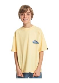 T-Shirt Quiksilver "Take Us Back", Jungen, Gr. 12(148-156cm), gelb (mellow gelb), Obermaterial:100% Walkfrottier;, Shirts T-Shirt