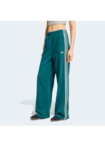 Sporthose adidas originals "FIREBIRD, LOCKER GESCHNITTEN", Damen, Gr. XXL (25/26), K-Gr, rich gr&uuml;n, grau two, kurz, gr., Obermaterial: 100% Polyester, Hosen Sporthose, Firebird Loose Sporthose, l&auml;ssig geschnitten