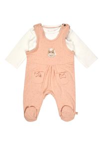 Shirt & Hose Sterntaler "Strampler-Set Sunny", Kinder, Gr. 68, orange (aprikose), Obermaterial: 95% Baumwolle CO. 5% Elasthan EL., Overalls Shirt & Hose