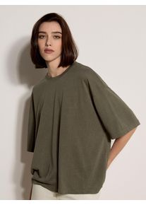 Stricktop Apricot "Top", Damen, Gr. XS (34), gr&uuml;n (khaki), Strick, Obermaterial: 58% Viskose CV. 42% Polyester PES., uni, Tops Stricktop, Einfarbig