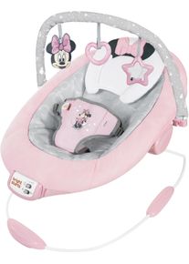 Babywippe Bright Starts "Minnie Mouse Rosy Skies &trade; Comfy Bouncer", Baby, rosa, Kunststoff, Metall, Stoff, Babywippen Babywippe, mit Sound-Effekt