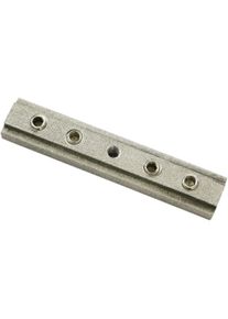 Verbinder Gardinia "f&uuml;r Gardinenstangen Kira mit Innenlauf II", silber, B:1,9cm H:5cm L:5cm &Oslash;:1,9cm, Gardinenstangenhalterungen, Verbinder, Serie Gardinenstange Kira