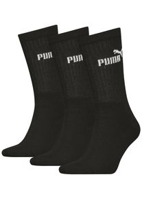 Freizeitsocken Puma, Damen, Gr. 43-46, schwarz, Obermaterial: 80% Baumwolle, 16% Polyester, 3% Polyamid, 1% Elasthan, unifarben, elastisch, Socken Freizeitsocken, Atmungsaktiv, feuchtigkeitsregulierend, Stretchanteil, Topseller