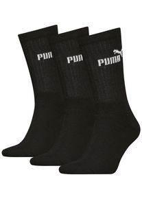 Freizeitsocken Puma, Damen, Gr. 39-42, schwarz, Obermaterial: 80% Baumwolle, 16% Polyester, 3% Polyamid, 1% Elasthan, unifarben, elastisch, Socken Freizeitsocken, Atmungsaktiv, feuchtigkeitsregulierend, Stretchanteil, Topseller