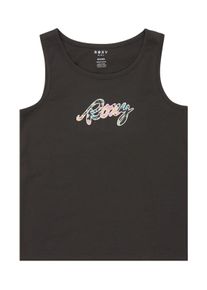 Tanktop Roxy "There Is Life", M&auml;dchen, Gr. 8(125-130cm), grau (phantom), Obermaterial: 100% Walkfrottier;, Tops Tanktop