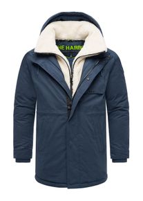 Kurzmantel STONE HARBOUR "Kurzmantel Navroos XX", Herren, Gr. XL, blau (navy), Obermaterial: 45% Polyester PES. 45% Baumwolle CO. 10% Nylon NY. Obermaterial: Futter: 100% Polyester PES. 100% Polyester PES., M&auml;ntel Kurzmantel