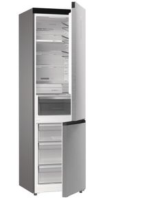 HISENSE K&uuml;hl-/Gefrierkombination "RB5P410SA", Energieeffizienz: A, silber (silberfarben), Rechtsanschlag, wechselbar, SmartHome-f&auml;hig, K&uuml;hlschr&auml;nke, BigVolumen Modell mit insgesamt 413 Liter, K&uuml;hl-/Gefrierkombination